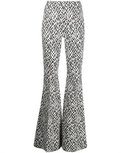 Расклешенные брюки с геометричным принтом Rosetta getty