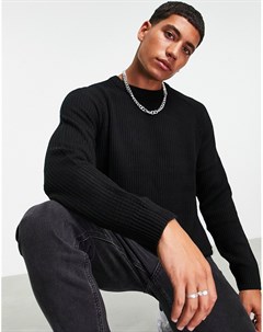 Джемпер в рубчик черного цвета Originals Jack & jones