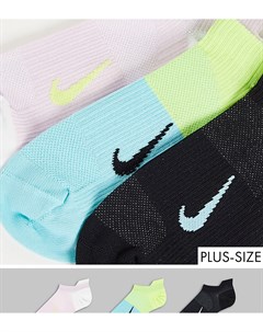 Разноцветные легкие повседневные носки до щиколотки Plus Nike training