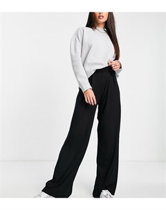 Черные базовые широкие брюки из джерси ASOS DESIGN Tall Asos tall