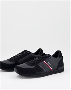 Черные кроссовки для бега Tommy hilfiger