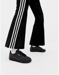 Черные кроссовки Continental 80 Adidas originals