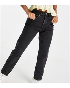 Черные узкие джинсы в винтажном стиле с завышенной талией ASOS DESIGN Petite Asos petite