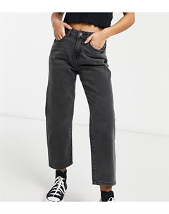 Черные джинсы с завышенной талией в винтажном стиле Brooke Noisy may petite