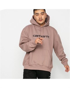 Толстовка с капюшоном Hooded Carhartt Sweatshirt Earthy Pink Black 2022 Carhartt wip