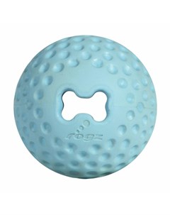 Игрушка для собак Gumz S мяч из литой резины с отверстием для лакомства Голубой 49 мм Rogz