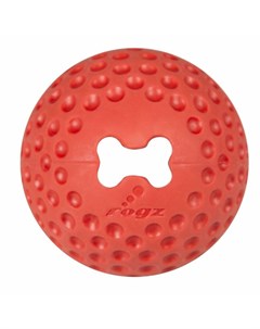 Игрушка для собак Gumz мяч из литой резины с отверстием для лакомства 78 мм Rogz
