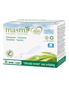 Тампоны Super 18 шт Masmi