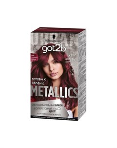 Крем краска для волос Metallics 68 Темный Рубин Got2b