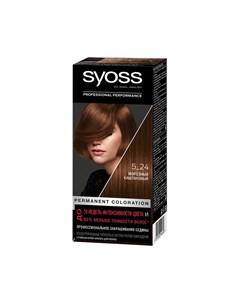 Крем краска Color стойкая для волос 5 24 Морозный каштановый 50мл Syoss