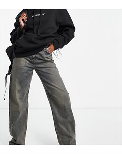 Выбеленные коричневые джинсы мешковатого кроя в стиле 90 х x014 Collusion