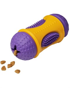Игрушка Silver Series цилиндр фигурный для лакомств желто фиолетовый для собак 6 х 13 см Желто фиоле Homepet