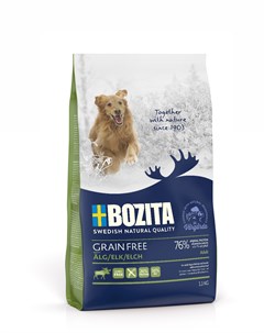 Сухой корм Grain Free Elk 26 16 для взрослых собак 12 кг Лось Bozita