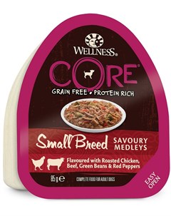 Консервы Savoury Medleys для собак мелких пород 85 г Курица и говядина Wellness core