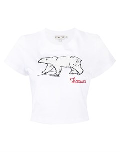 Укороченная футболка Polar Bear Fiorucci