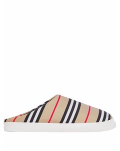 Слиперы в полоску Icon Stripe Burberry