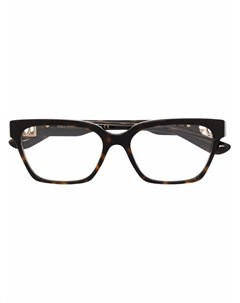 Очки в прямоугольной оправе черепаховой расцветки Dolce & gabbana eyewear