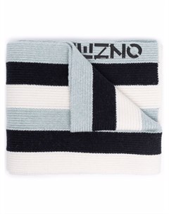 Шерстяной шарф с логотипом Kenzo