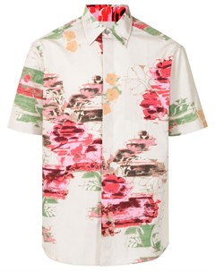 Рубашка с короткими рукавами и цветочным принтом Dunhill
