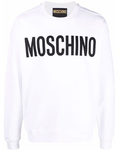 Толстовка из органического хлопка с логотипом Moschino