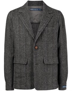 Однобортный пиджак с узором в елочку Polo ralph lauren