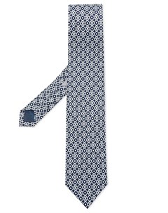 Шелковый галстук с принтом Gancini Salvatore ferragamo