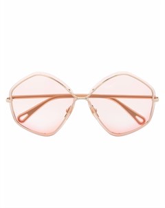 Солнцезащитные очки в массивной оправе Chloé eyewear