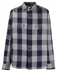 Клетчатая куртка рубашка с карманами Woolrich