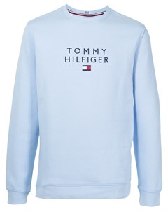 Толстовка с логотипом и круглым вырезом Tommy hilfiger
