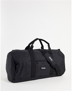 Черная спортивная сумка из нейлона FCUK French connection