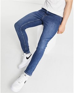 Синие джинсы скинни New look