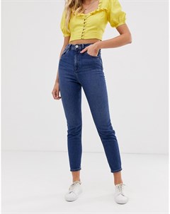 Зауженные джинсы в винтажном стиле из переработанных материалов Farleigh Asos design