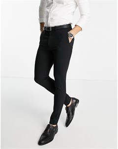 Облегающие черные брюки Asos design