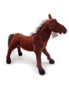 Мягкая игрушка Лошадь 50 см цвет коричневый Magic bear toys