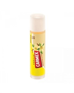 Бальзам для губ с запахом ванили с защитным фактором SPF 15 в стике 1 шт Для губ Carmex