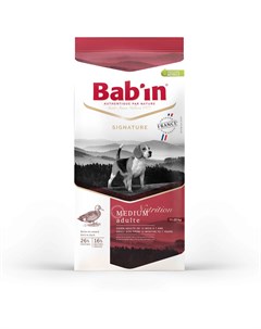 Сухой корм Babin Signature Medium Adulte для взрослых собак средних пород 4 кг Утка свинина Bab'in
