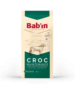 Сухой корм Babin Classique Croc Maintenance для взрослых собак 4 кг Утка курица свинина Bab'in