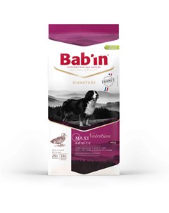 Сухой корм Babin Signature Maxi Adulte для взрослых собак крупных пород 15 кг Утка свинина Bab'in