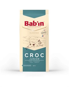 Сухой корм Babin Classique Croc Junior для щенков 3 кг Утка свинина Bab'in