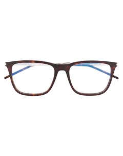 Очки SL345 в прямоугольной оправе Saint laurent eyewear