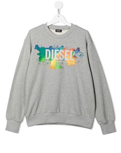 Толстовка с логотипом Diesel kids