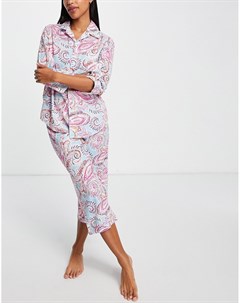 Пижама с принтом пейсли Lauren by ralph lauren