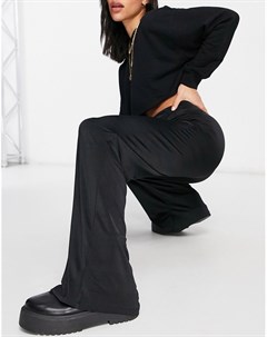 Элегантные широкие брюки черного цвета от комплекта Hourglass Asos design