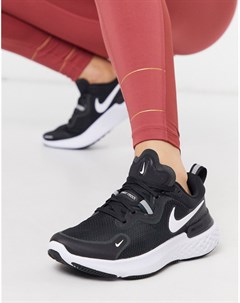 Черные кроссовки React Miler Nike running