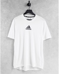 Белая футболка с логотипом на груди adidas Training Adidas performance