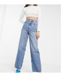 Яркие свободные джинсы в винтажном стиле с завышенной талией из переработанного смесового хлопка ASO Asos tall