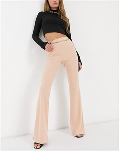 Розовые трикотажные брюки Asos design