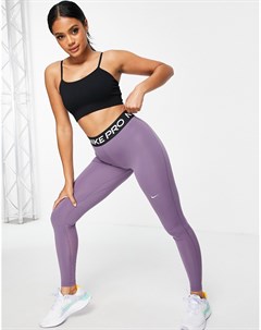 Фиолетовые легинсы длиной Nike Pro Training Nike training