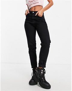 Черные премиум джинсы из смесового органического хлопка в винтажном стиле Topshop