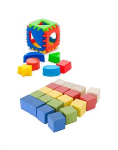 Развивающая игрушка Кубик логический малый Набор для конструирования Кубики 2 Тебе-игрушка
